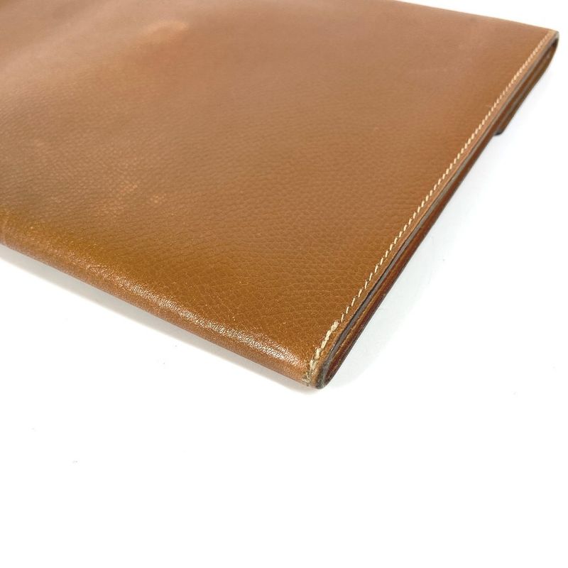 Hermes Second Bag Pochette Rio Pochette Rio Leather Brown