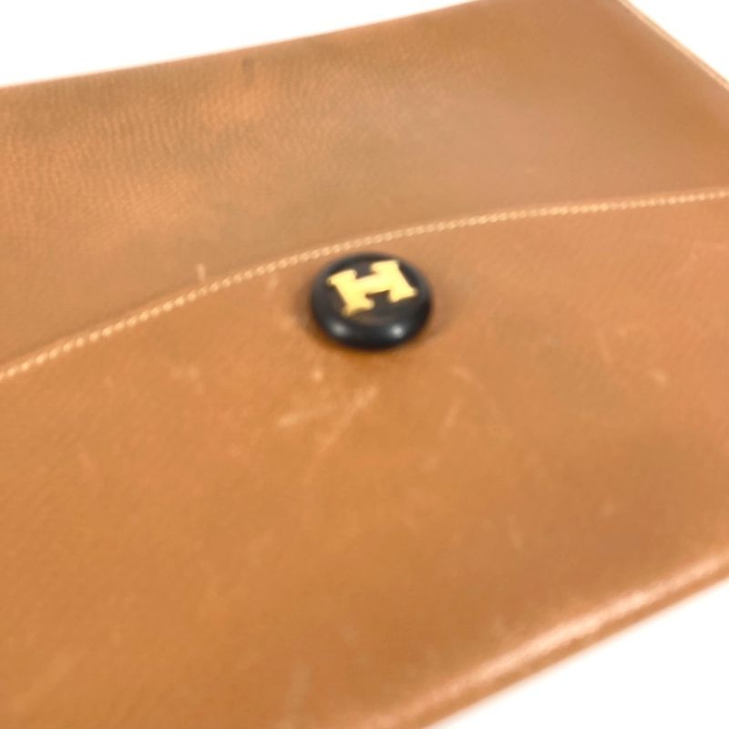 Hermes Second Bag Pochette Rio Pochette Rio Leather Brown