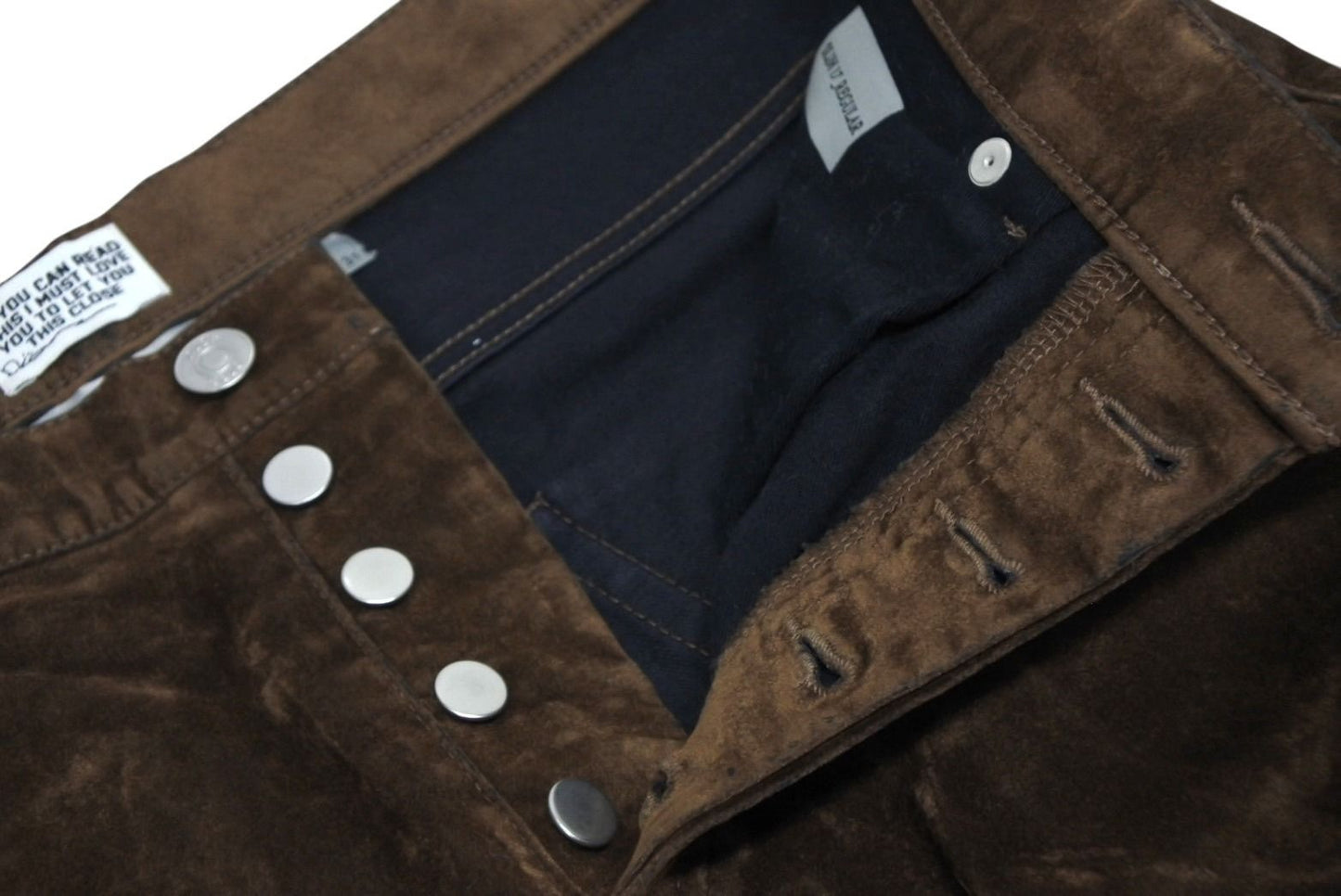 Dior Cactus Jack Suede Pants Brown — view 5