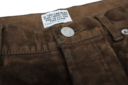 Dior Cactus Jack Suede Pants Brown — view 4