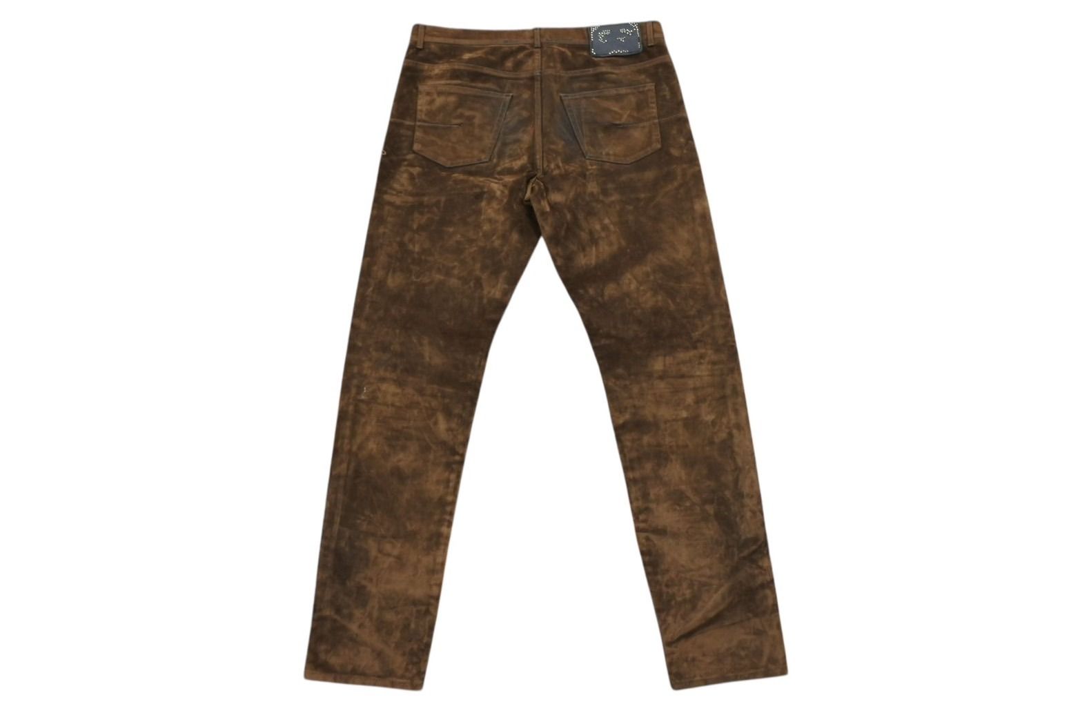 Dior Cactus Jack Suede Pants Brown — view 2