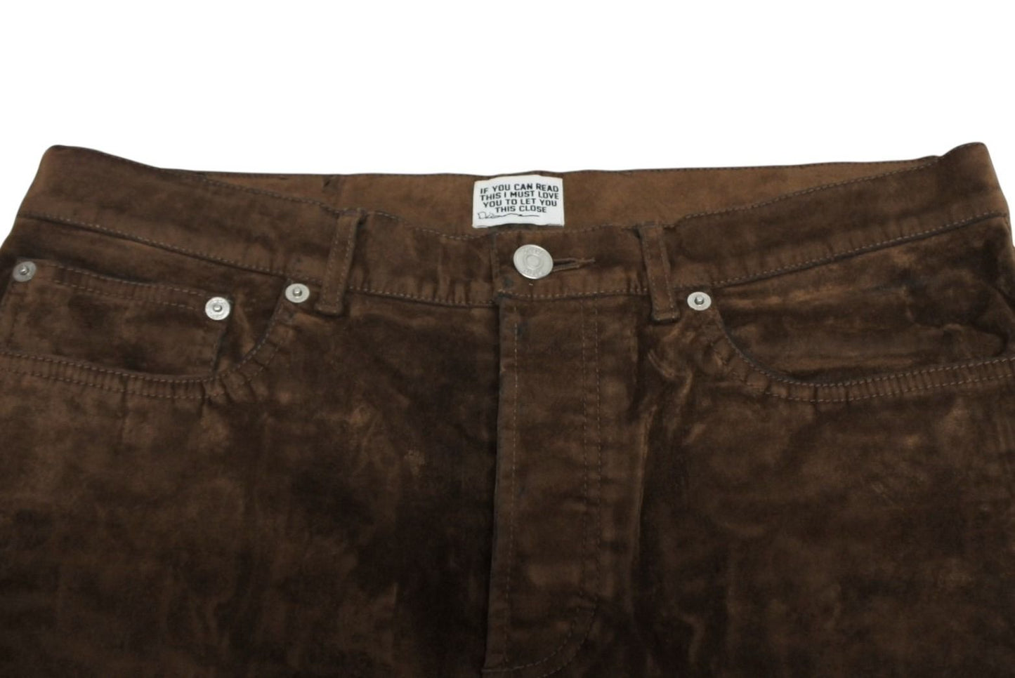 Dior Cactus Jack Suede Pants Brown — view 3