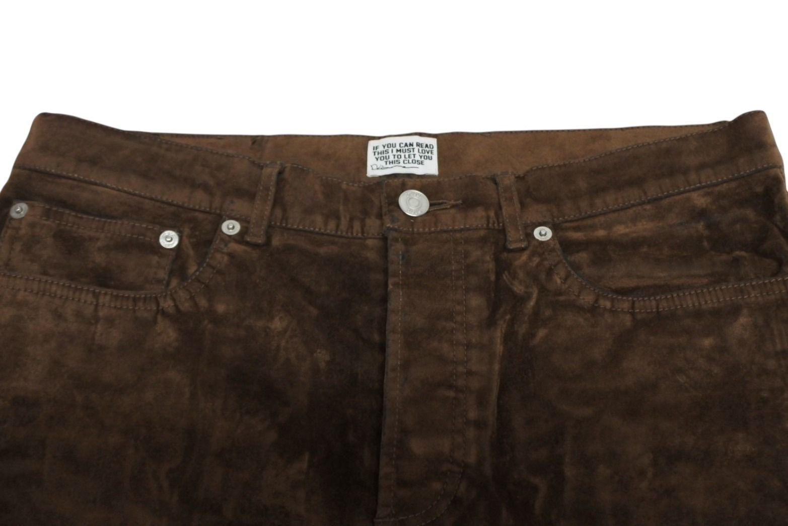 Dior Cactus Jack Suede Pants Brown — view 3