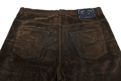 Dior Cactus Jack Suede Pants Brown — view 6