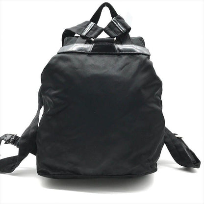 Prada Nylon Tessuto Triangle Logo Backpack Casual Black
