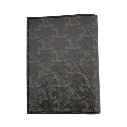 Celine Triomphe Passport Case Dark Brown Notebook Cabas - Accessories