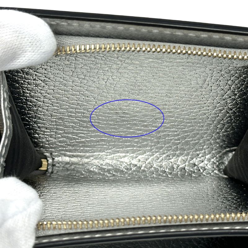 Gucci Wallet Women's Men's Brand GG Supreme Petit Marmont Trifold Wallet PVC