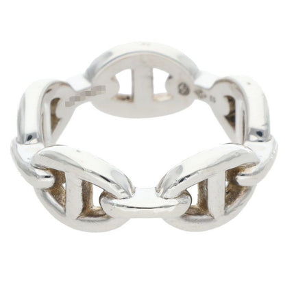 Hermes Chaine D'ancre Enchainee PM Chaine D'ancre PM Silver Ring Men's No 12.5