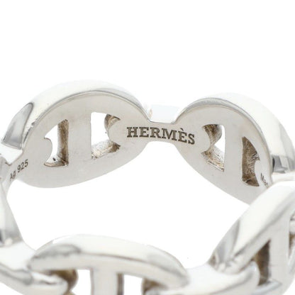 Hermes Chaine D'ancre Enchainee PM Chaine D'ancre PM Silver Ring Men's No 12.5