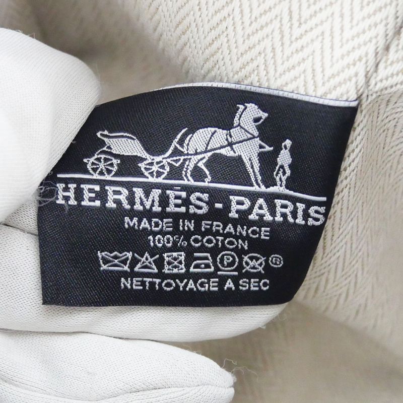 Hermes Bridal Black PM H Pavillon Handbag Pouch Khaki Ladies Men's