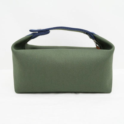 Hermes Bridal Black PM H Pavillon Handbag Pouch Khaki Ladies Men's