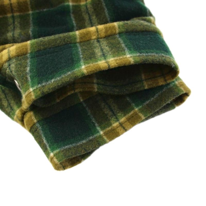 Celine 22AW Check Overshirt Blouson Jacket Padding Jacket Outerwear 50 Green