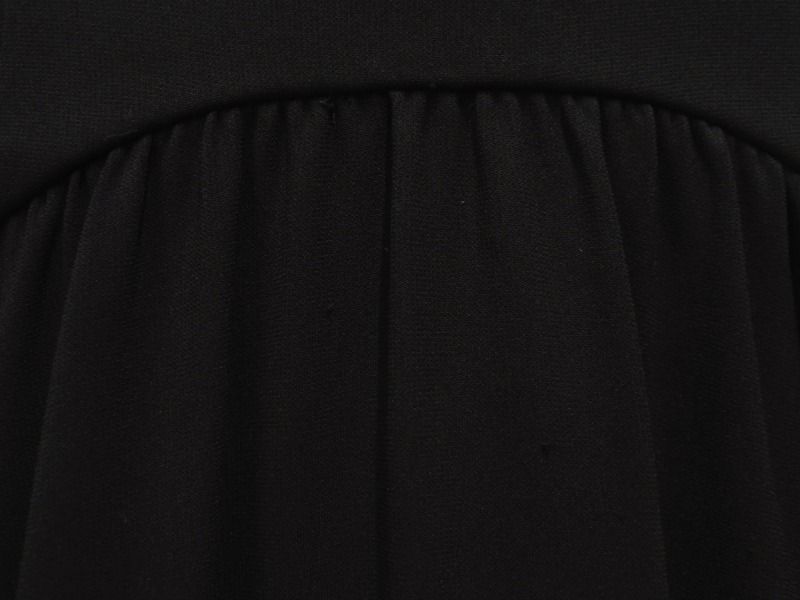 Prada Sleeveless Dress Pleated Midi Length Black — view 6