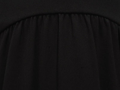 Prada Sleeveless Dress Pleated Midi Length Black — view 6