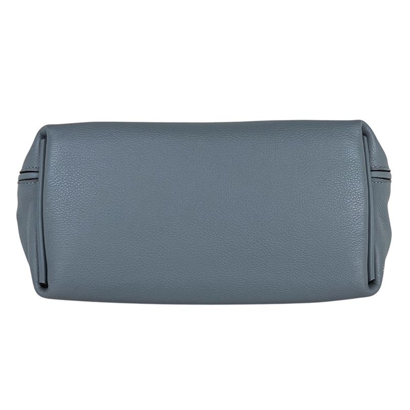 Hermes Van Quatre Mini 2WAY Shoulder Bag Handbag Evercolor Blue Run Z Ladies