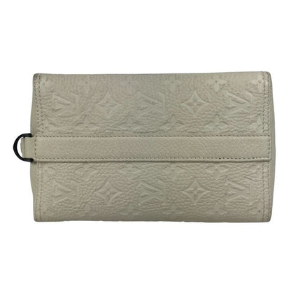 Louis Vuitton Shoulder Bag Triangle Messenger M55927 Taurillon Leather White