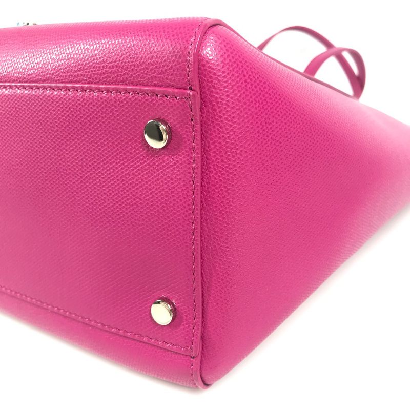 Tiffany & Co Tiffany & Co Shoulder Bag Logo Leather Pink
