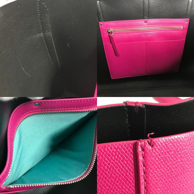 Tiffany & Co Tiffany & Co Shoulder Bag Logo Leather Pink