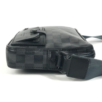 Louis Vuitton Shoulder Bag Alpha Messenger N40188 Damier Graphite Canvas Black