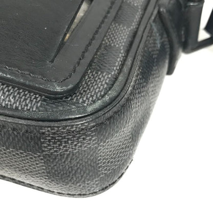 Louis Vuitton Shoulder Bag Alpha Messenger N40188 Damier Graphite Canvas Black