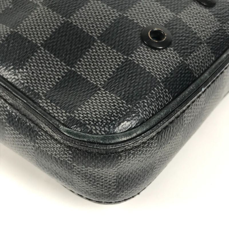 Louis Vuitton Shoulder Bag Alpha Messenger N40188 Damier Graphite Canvas Black