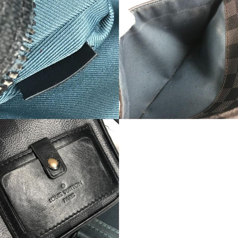 Louis Vuitton Shoulder Bag Alpha Messenger N40188 Damier Graphite Canvas Black