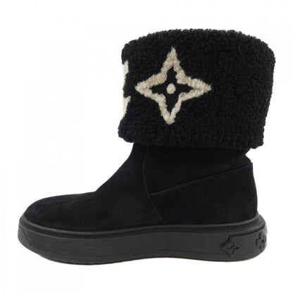 Louis Vuitton Logo Suede Snowdrop Line Boots