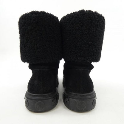 Louis Vuitton Logo Suede Snowdrop Line Boots