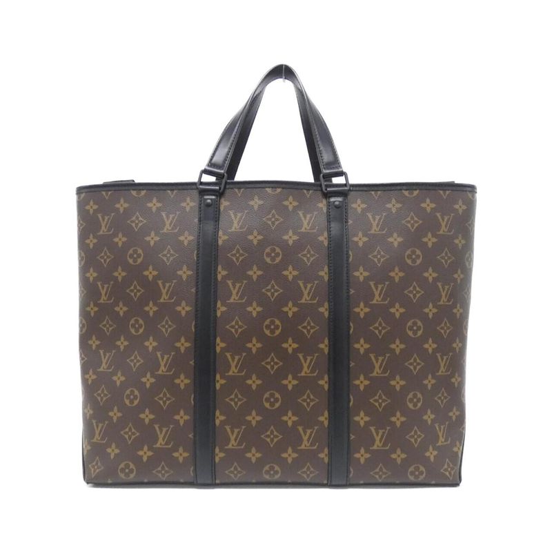 Louis Vuitton Monogram Macassar Weekend Tote GM M45733 Bag