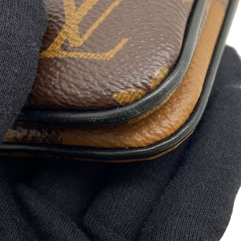 Louis Vuitton Shoulder Bag Monogram Giant Reverse Pochette Double Zip Noir Black