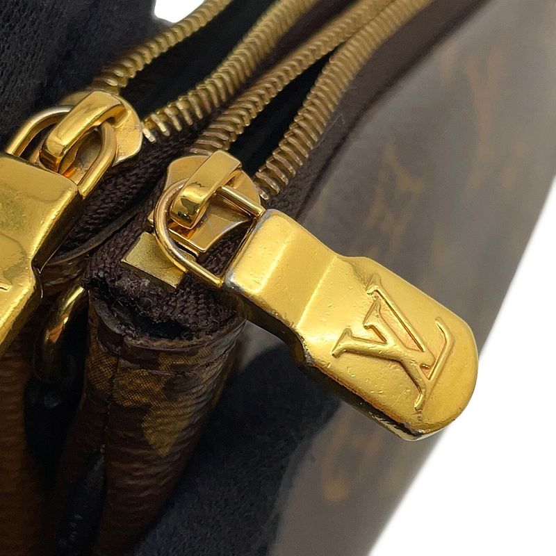 Louis Vuitton Shoulder Bag Monogram Giant Reverse Pochette Double Zip Noir Black