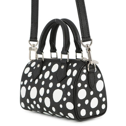 Louis Vuitton Handbag Monogram Empreinte Infinity Dot LV YK Nano Speedy Noir Black White