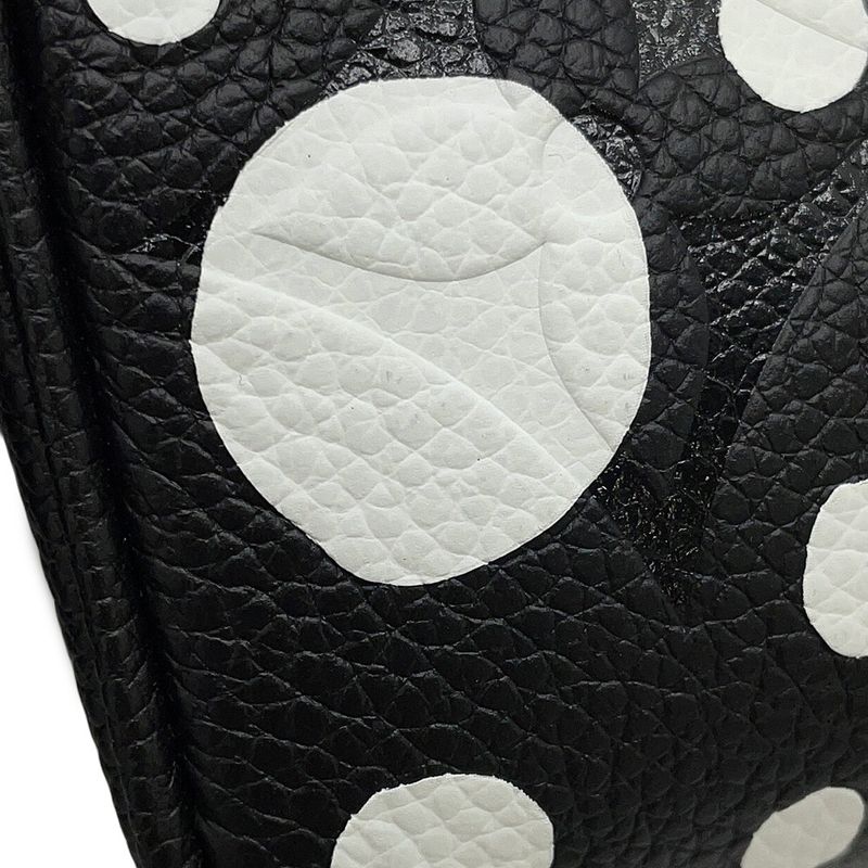 Louis Vuitton Handbag Monogram Empreinte Infinity Dot LV YK Nano Speedy Noir Black White