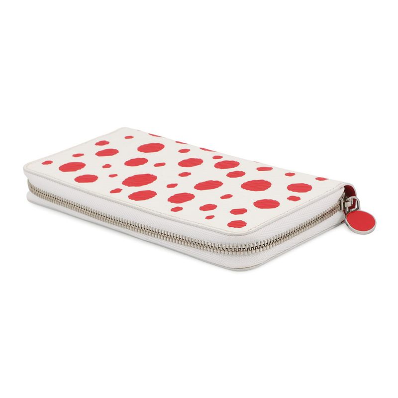 Louis Vuitton Wallet Epi Infinity Dot LV YK Zippy Yayoi Red White
