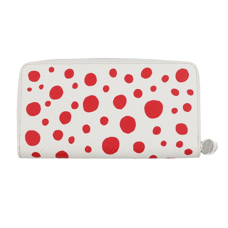Louis Vuitton Wallet Epi Infinity Dot LV YK Zippy Yayoi Red White