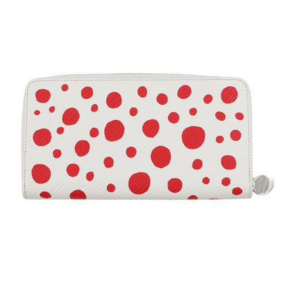 Louis Vuitton Wallet Epi Infinity Dot LV YK Zippy Yayoi Red White