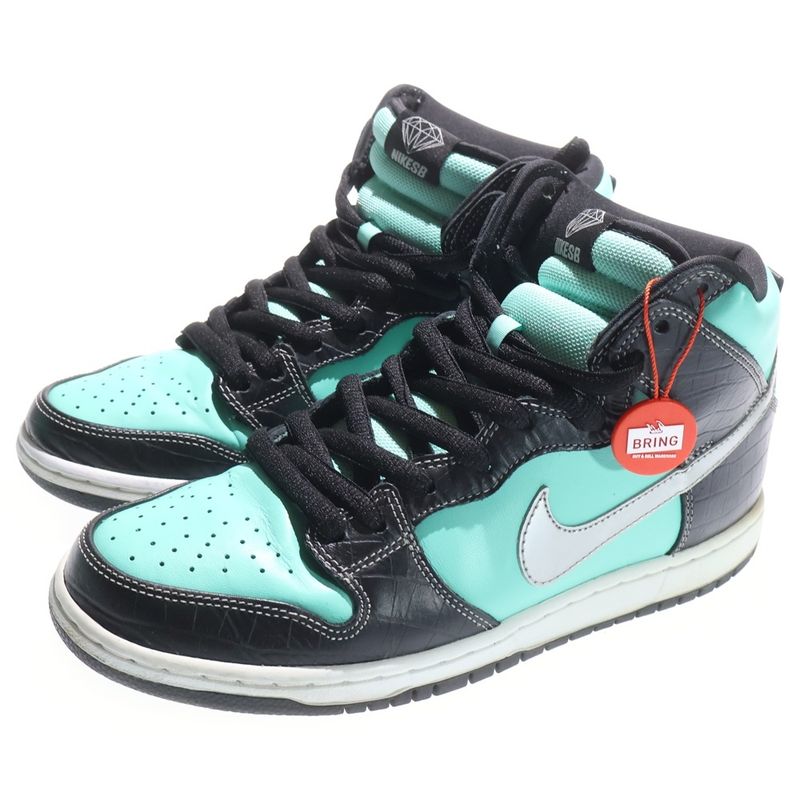 NIKE SB × Diamond Supply DUNK HIGH Tiffany Diamond Supply Dunk