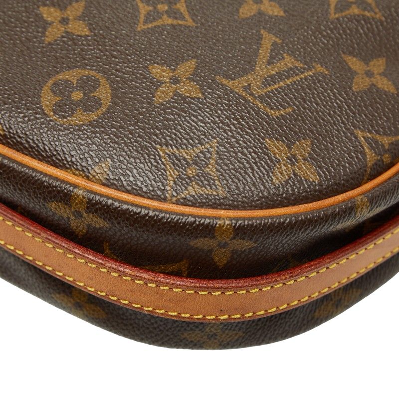 Louis Vuitton Monogram Genefille PM Crossbody Shoulder Bag M51227 Brown PVC