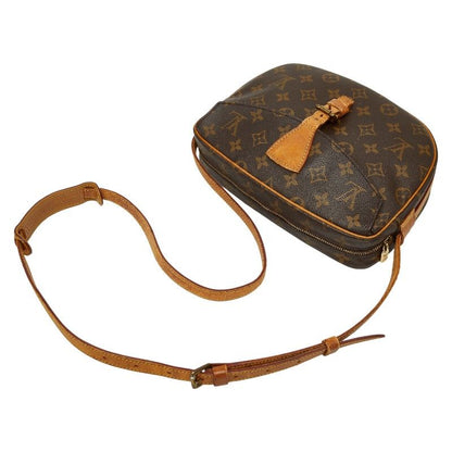 Louis Vuitton Monogram Genefille PM Crossbody Shoulder Bag M51227 Brown PVC