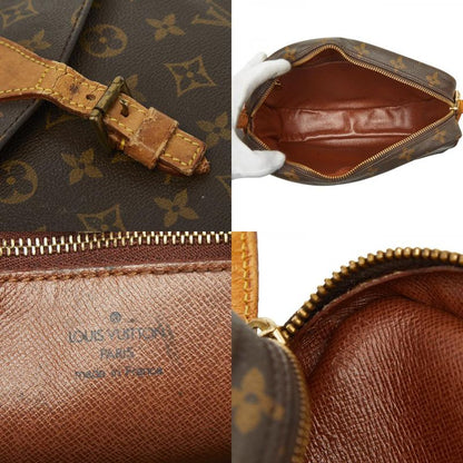 Louis Vuitton Monogram Genefille PM Crossbody Shoulder Bag M51227 Brown PVC