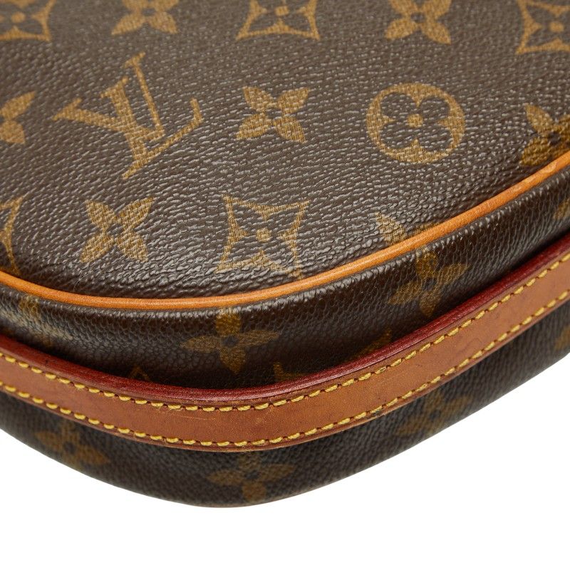 Louis Vuitton Monogram Genefille PM Crossbody Shoulder Bag M51227 Brown PVC