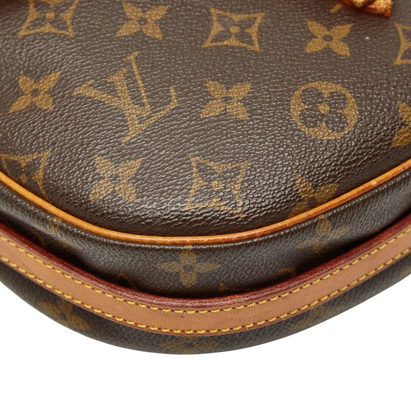 Louis Vuitton Monogram Genefille PM Crossbody Shoulder Bag M51227 Brown PVC