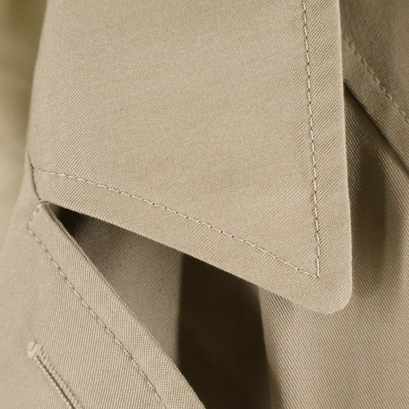 CELINE Oversized COAT Technical Cotton Oversize Chester Coat Beige 2m82a004n