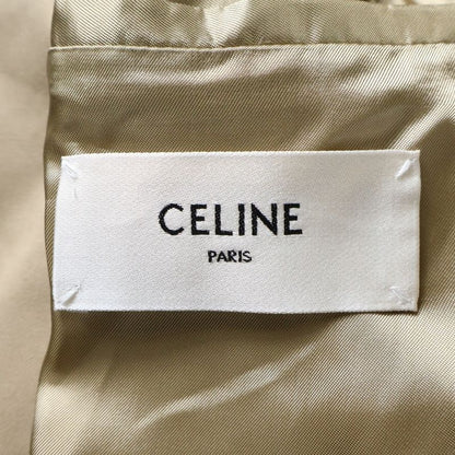 CELINE Oversized COAT Technical Cotton Oversize Chester Coat Beige 2m82a004n