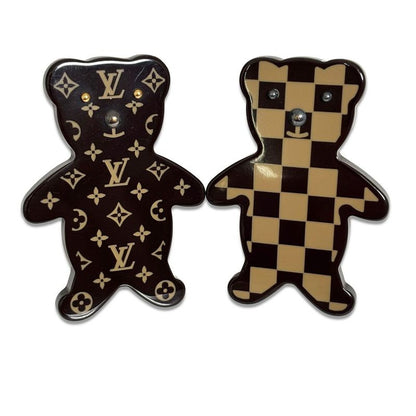 Louis Vuitton Teddy Bear Brooch Monogram Damier Brown Broche Nunure Limited