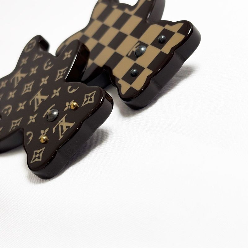 Louis Vuitton Teddy Bear Brooch Monogram Damier Brown Broche Nunure Limited
