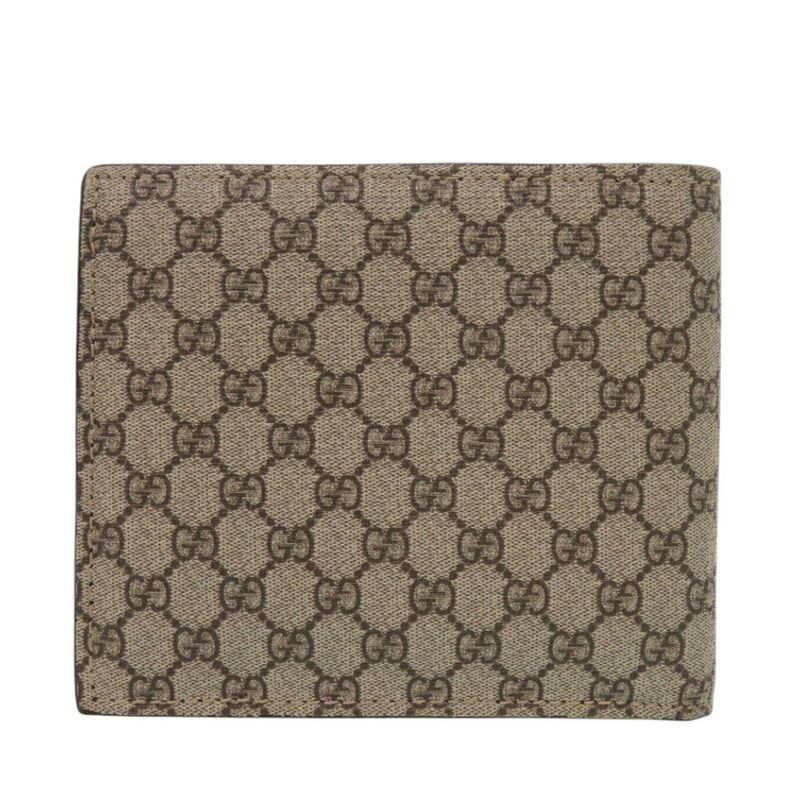 GUCCI 231951 GG Supreme Brown Bifold Wallet 0260 GUCCI