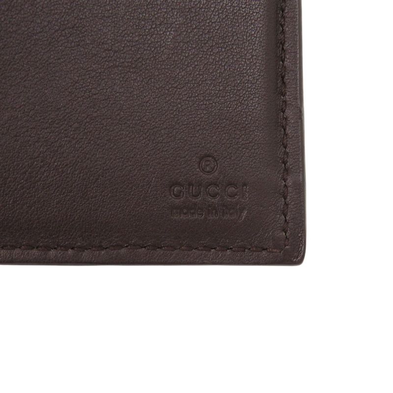 GUCCI 231951 GG Supreme Brown Bifold Wallet 0260 GUCCI