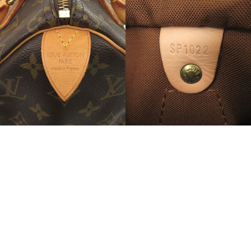 Louis Vuitton Speedy 25 Monogram M41528 Handbag LV 0308 Louis Vuitton