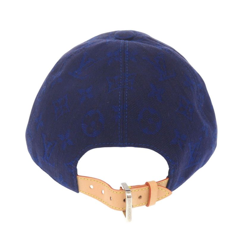 Louis Vuitton Cap Monogram Essential Size L M77590 Cotton Blue - Hat Cap LV